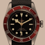 Tudor Heritage Black Bay Steel Mens Watch on Black Fabric NATO Strap M79230R-0010